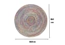Wohnando Teppich MY-RUG Boho Circles Bunt Rund Bild 4