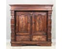 Oriental Galerie Mehrzweckschrank Braun Tribal Schnitzereien Bild 2