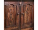 Oriental Galerie Mehrzweckschrank Braun Tribal Schnitzereien Bild 5
