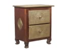 Oriental Galerie Mehrzweckschrank Indische Kommode Braun/Gold Bild 2