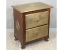 Oriental Galerie Mehrzweckschrank Indische Kommode Braun/Gold Bild 3