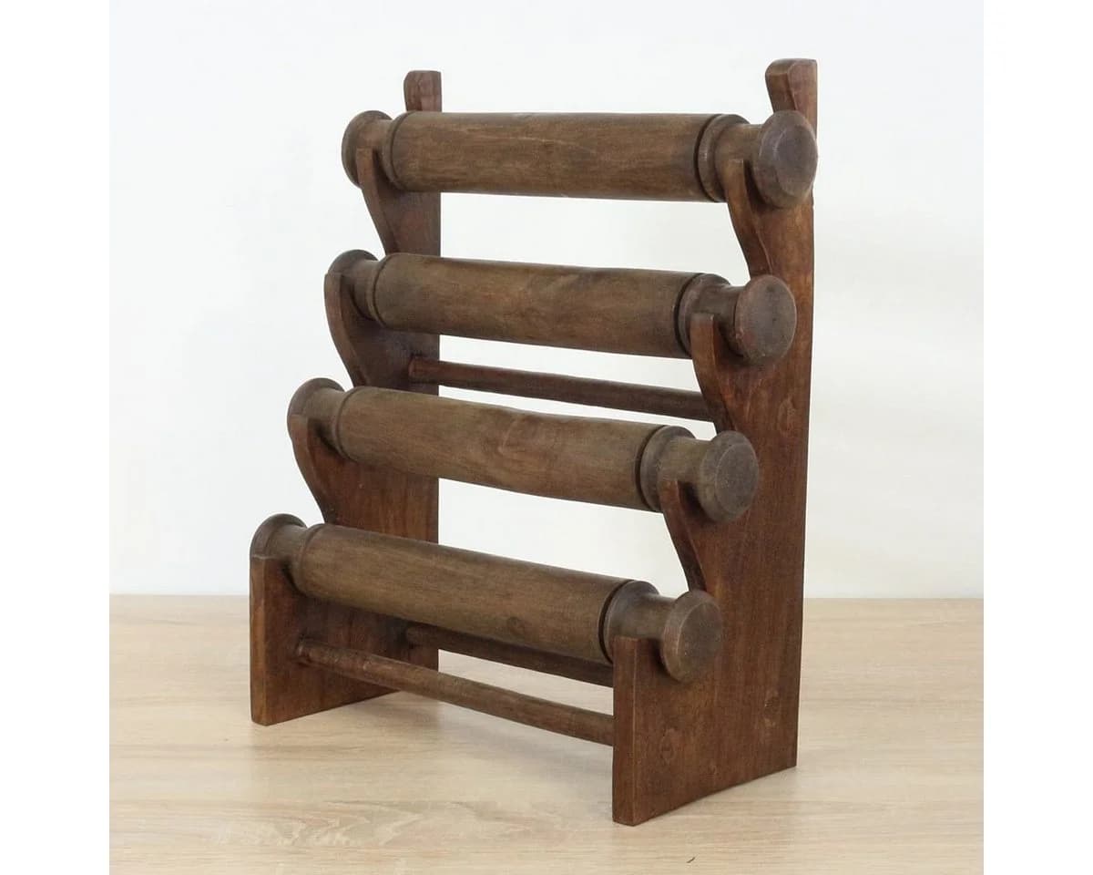 Oriental Galerie Schmuckständer 4er Dunkelbraun Holz - Bild 2
