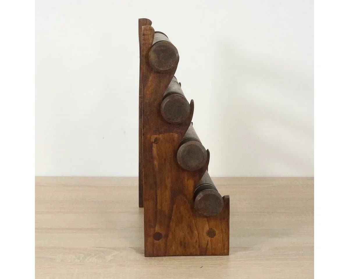 Oriental Galerie Schmuckständer 4er Dunkelbraun Holz - Bild 4