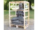 Oriental Galerie XXL Buddha Figur Lavastein Sitzend 150 cm Bild 3