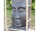 Oriental Galerie Buddha Brunnen Relief Wasserwand 150 cm Bild 1