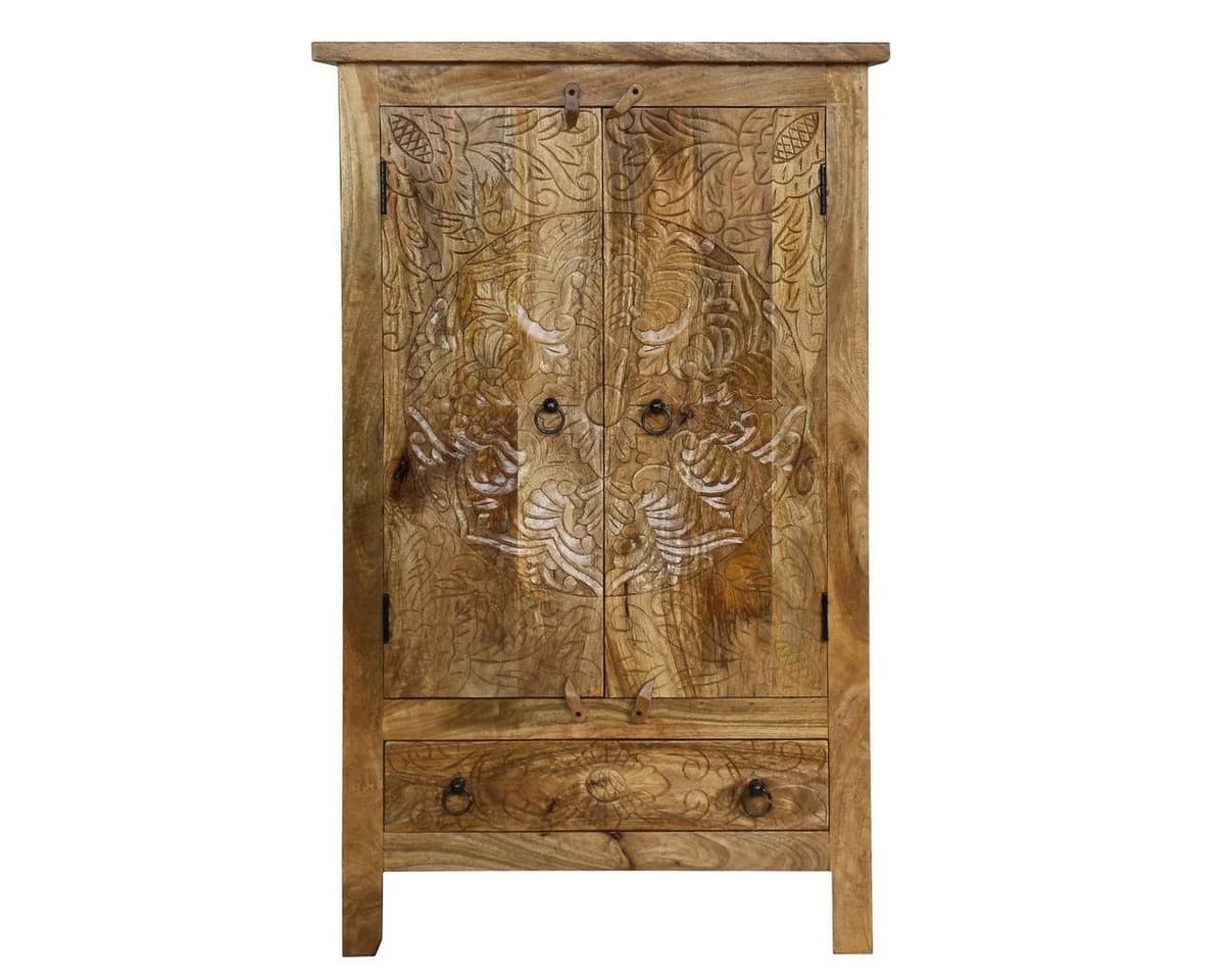 Oriental Galerie Mehrzweckschrank Kala Natur Mangoholz - Bild 2