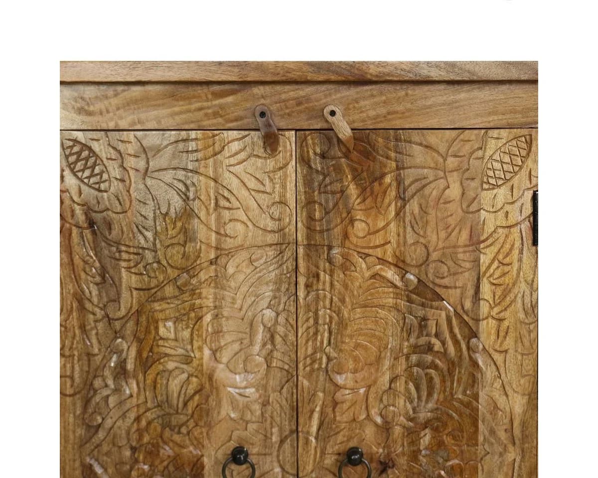 Oriental Galerie Mehrzweckschrank Kala Natur Mangoholz - Bild 4