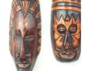 Oriental Galerie 3er Set Ethno Wandmasken Afrika Dekofiguren Bild 3