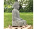 Oriental Galerie Buddha Figur Greenstone massiv 75 cm grau Bild 4