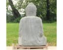 Oriental Galerie Buddha Figur Greenstone massiv 75 cm grau Bild 5