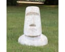 Oriental Galerie Moai Dekofigur Lavastein Weiß 40 cm Bild 2