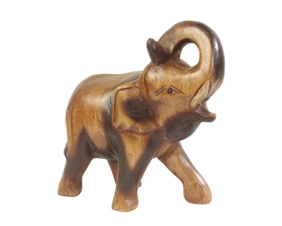 Oriental Galerie Elefantenfigur Dekofigur Hellbraun - Bild 2