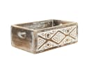 Oriental Galerie Aufbewahrungsbox 3er Set Holzboxen mit Schnitzereien Braun Bild 1