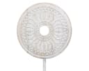 Oriental Galerie Dekofigur Weißes Mandala Symbol Skulptur auf Sockel Bild 1