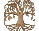 Oriental Galerie Lebensbaum Wandbild Holz Natur 30 cm Bild 1