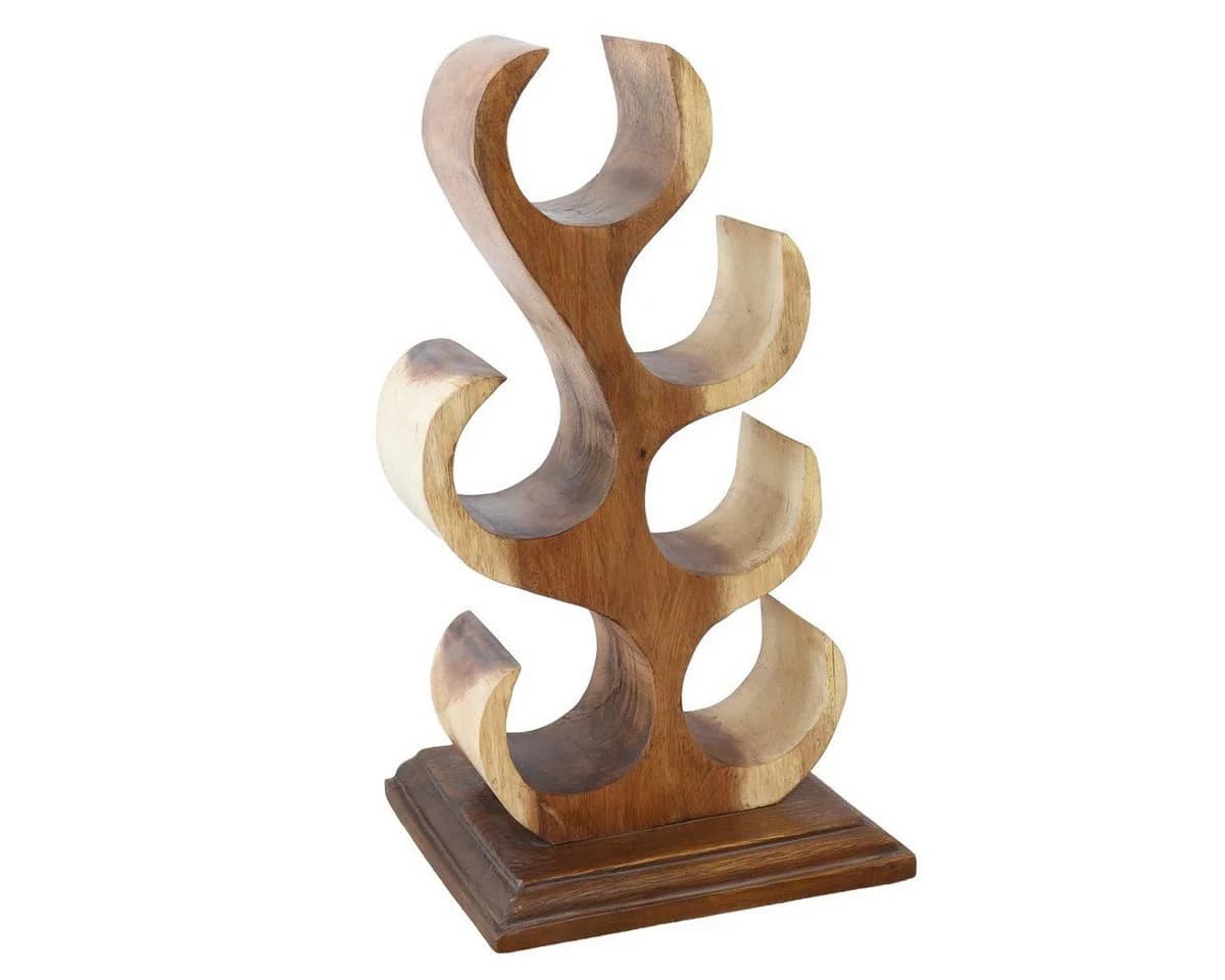 Oriental Galerie Weinhalter 6 Flaschen Modell 3 Beige Holz