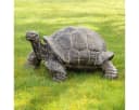 Oriental Galerie Dekofigur Schildkröte Gartenfigur aus GRC Grau Bild 2