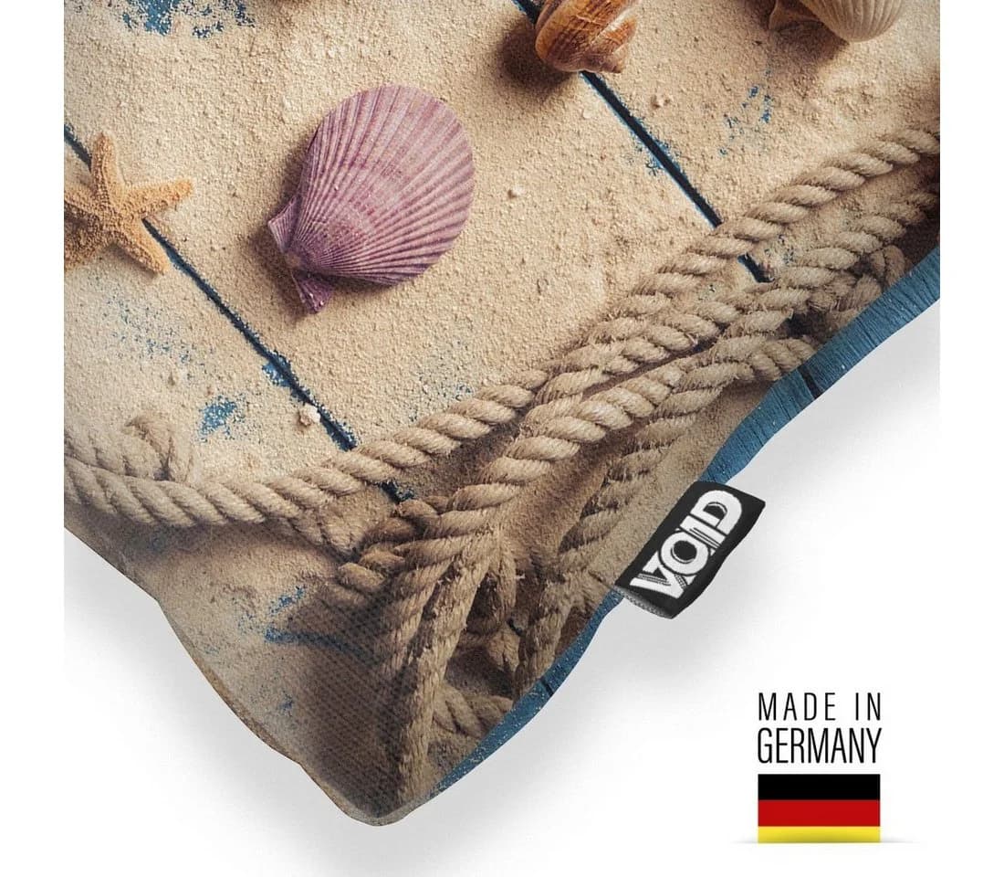 VOID Kissenbezug Seestern Muschel Motiv Bunt