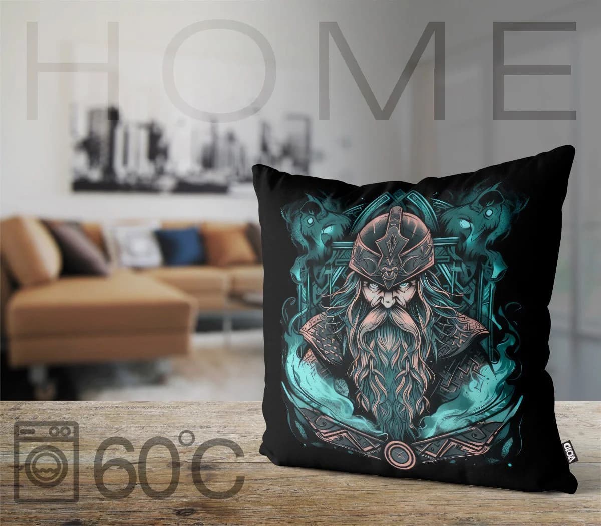 VOID Kissenbezug Bunt Modernes Design Wasserabweisend Polyester - Bild 3