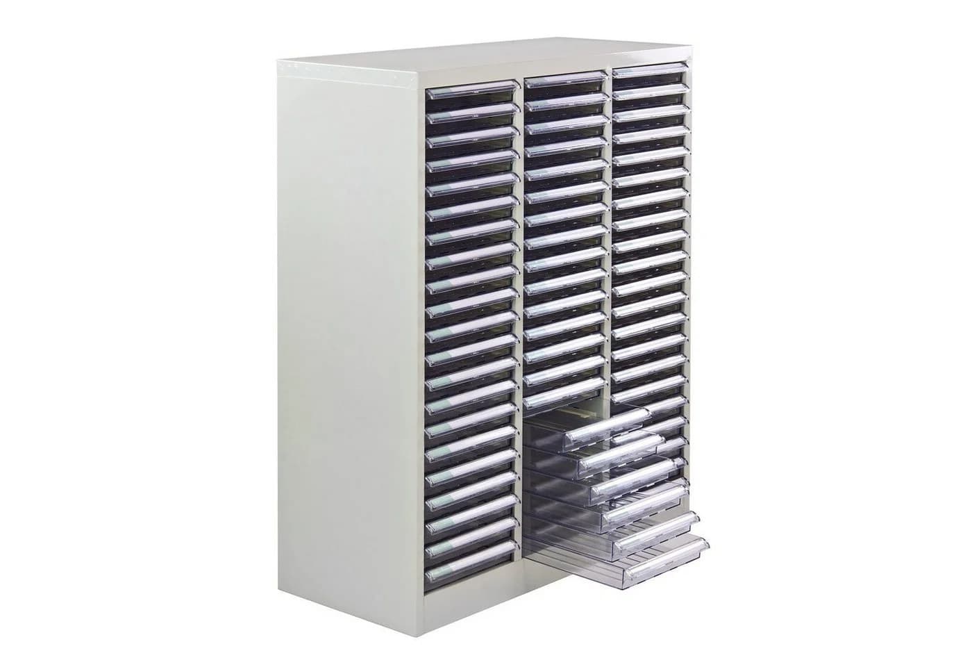 PROREGAL® Aktenschrank Schubladencontainer Kobra Grau mit 5 Schubladen