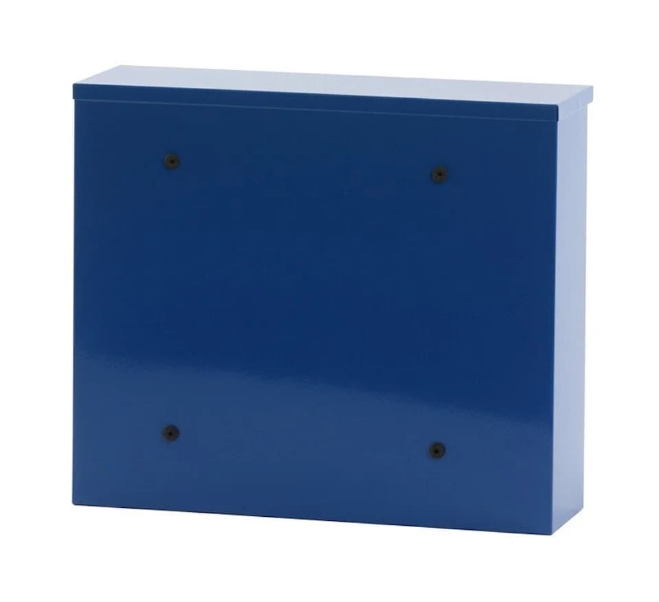 PROREGAL® Wandgarderobe Wandbriefkasten Granadan Stahl Blau - Bild 3