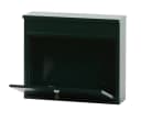 PROREGAL® Wandgarderobe Wandbriefkasten Granadan Stahl Grün Bild 1