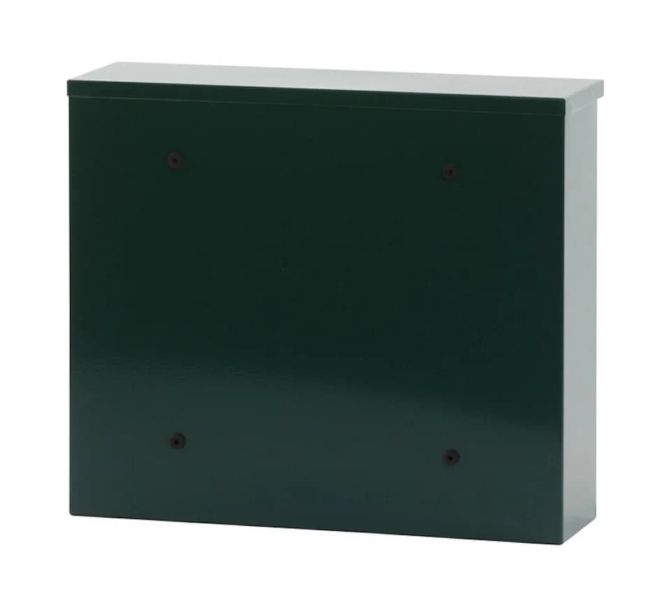 PROREGAL® Wandgarderobe Wandbriefkasten Granadan Stahl Grün - Bild 3