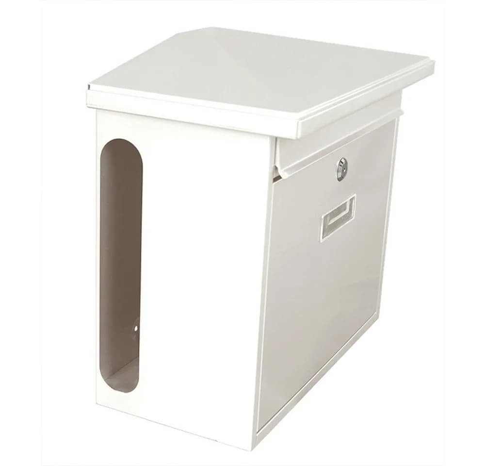 PROREGAL® Wandbriefkasten Zamoran Anthrazit mit Schloss