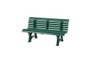 PROREGAL® Gartenbank JAMAIKA 3-Sitzer Kunststoff witterungsbeständig Bild 2