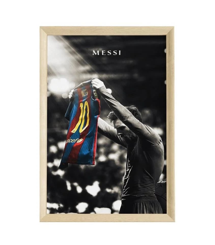 JUSTGOODMOOD Premium Poster Lionel Messi FC Barcelona ohne Rahmen - Bild 2