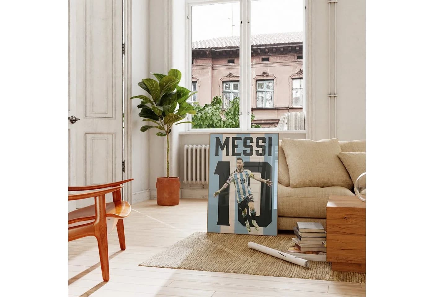 JUSTGOODMOOD Poster Lionel Messi 10 Argentinien Fußball - Bild 4