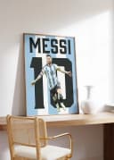 JUSTGOODMOOD Poster Lionel Messi 10 Argentinien Fußball Bild 5
