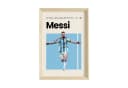 JUSTGOODMOOD Poster Premium Lionel Messi Argentinien Fußball Bunt Bild 2