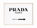 JUSTGOODMOOD Poster Premium Prada Marfa ohne Rahmen Bild 2