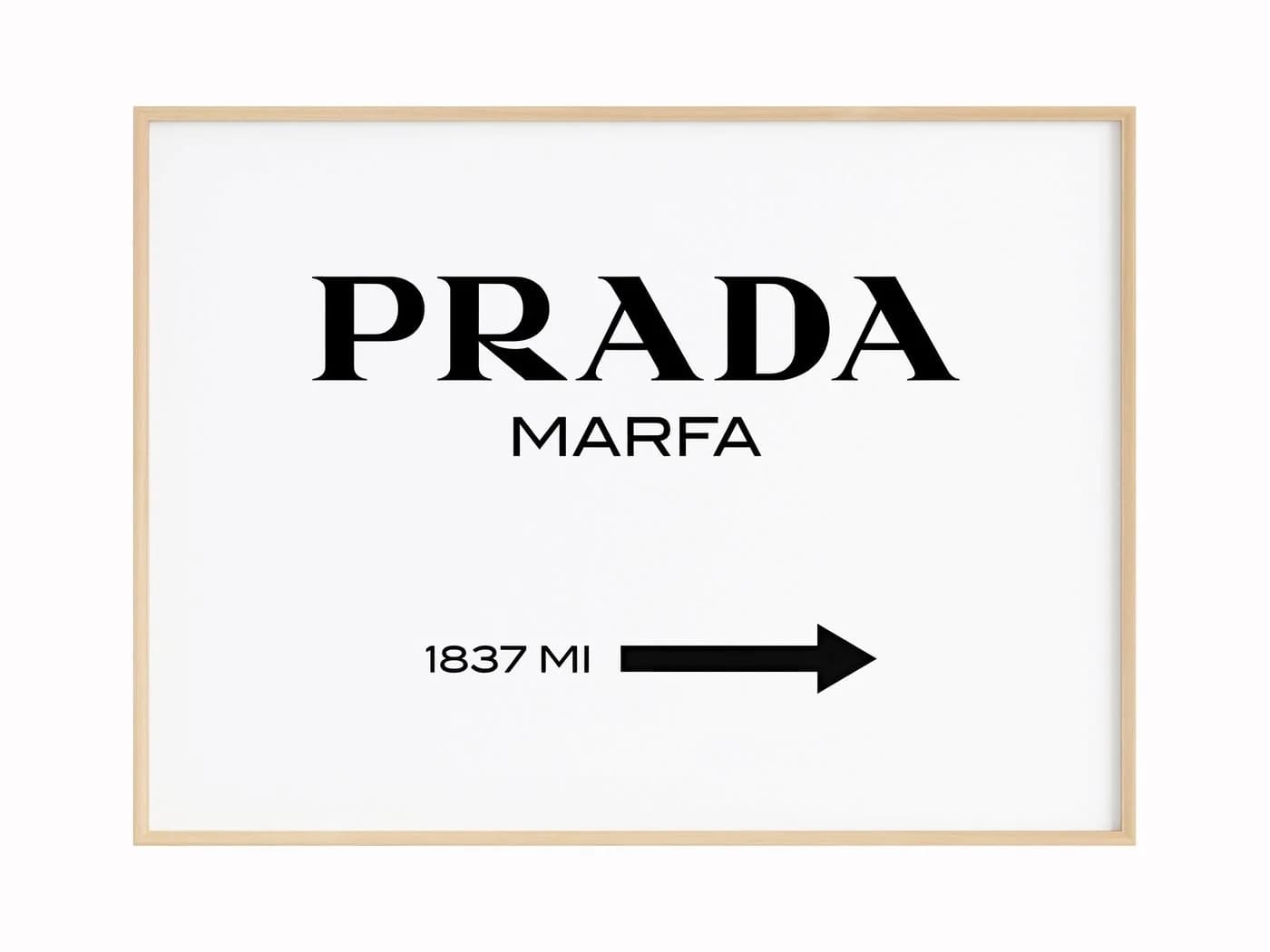 JUSTGOODMOOD Poster Premium Prada Marfa ohne Rahmen - Bild 2