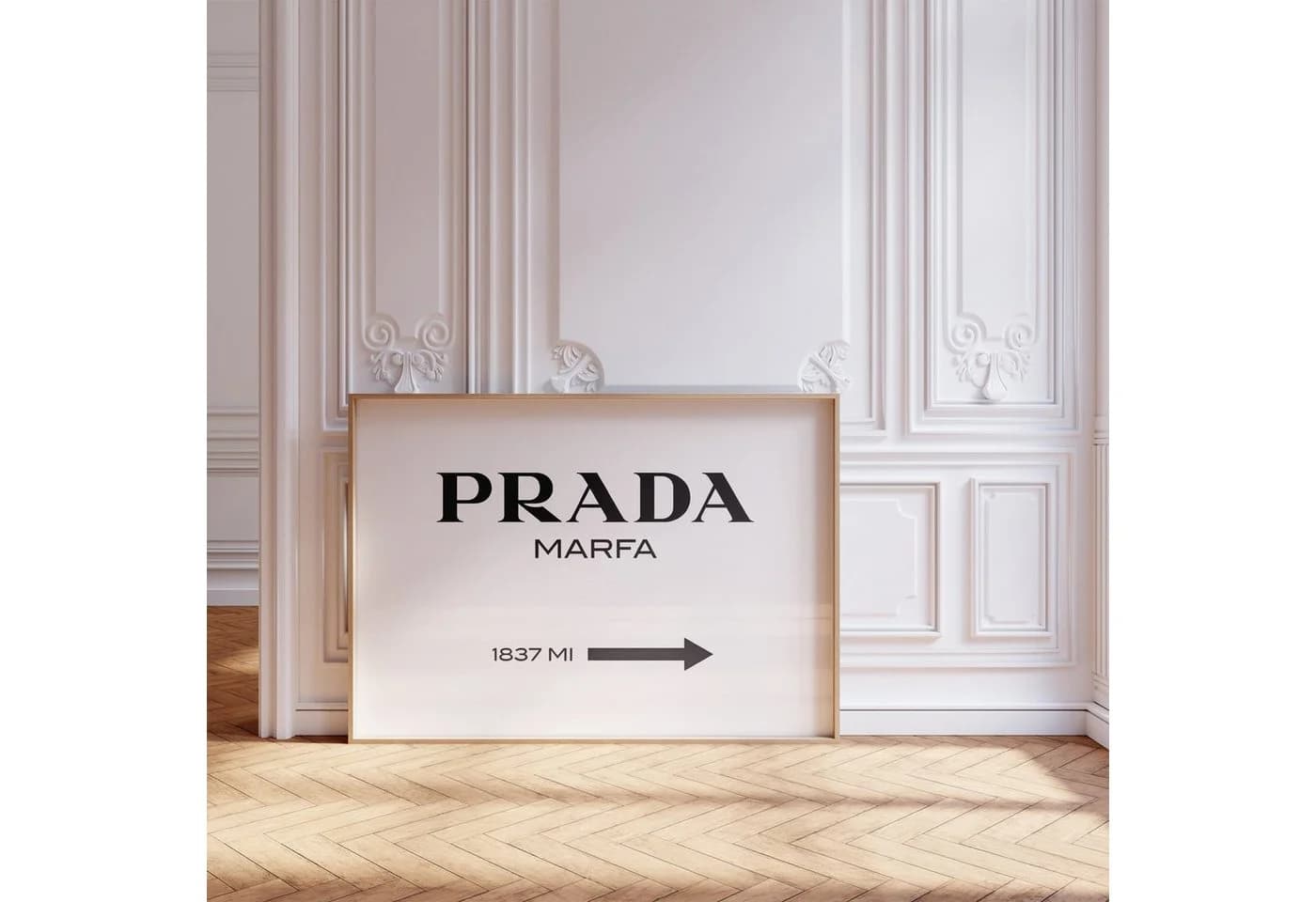 JUSTGOODMOOD Poster Premium Prada Marfa ohne Rahmen - Bild 3