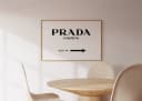 JUSTGOODMOOD Poster Premium Prada Marfa ohne Rahmen Bild 4