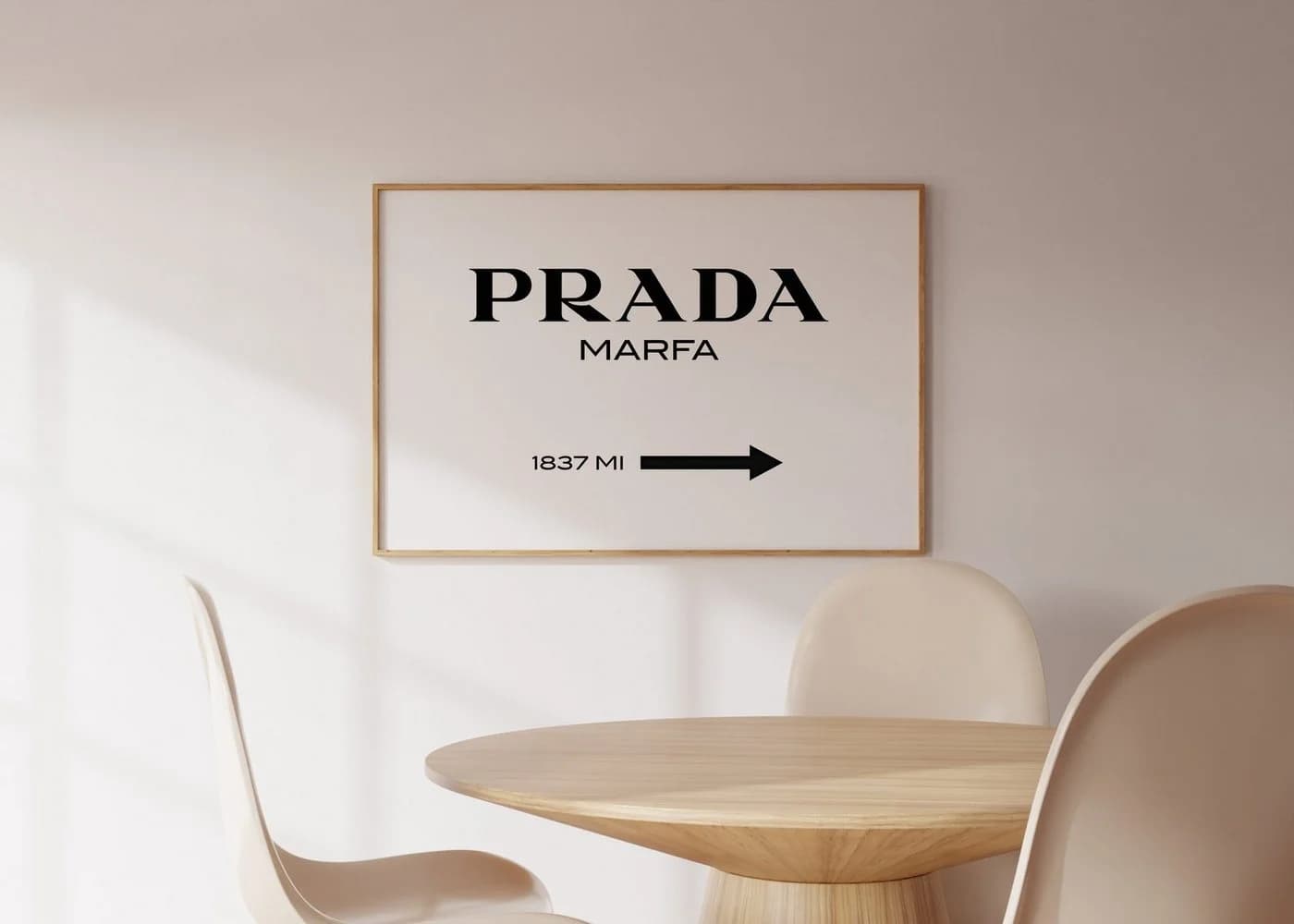 JUSTGOODMOOD Poster Premium Prada Marfa ohne Rahmen - Bild 4