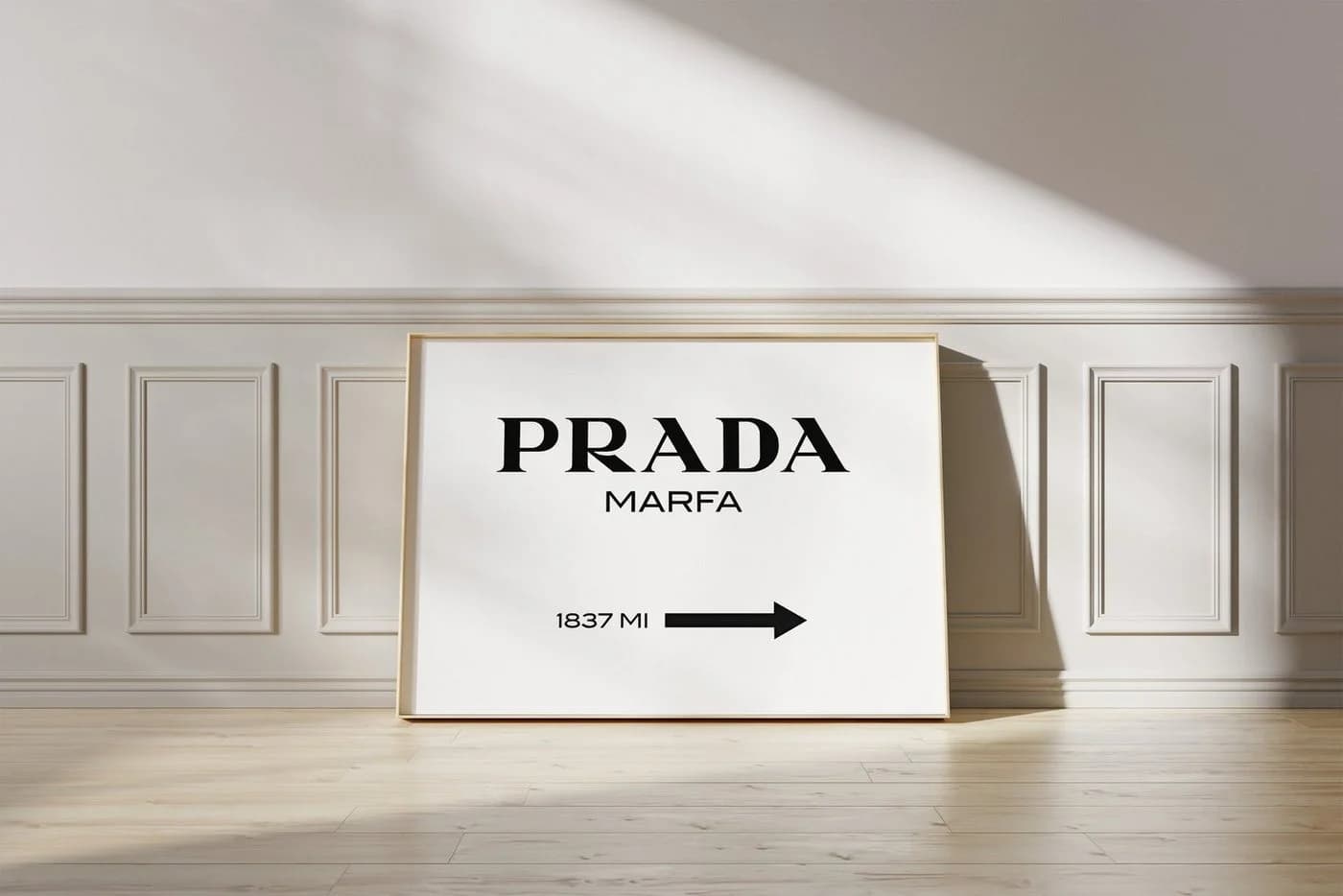 JUSTGOODMOOD Poster Premium Prada Marfa ohne Rahmen - Bild 5