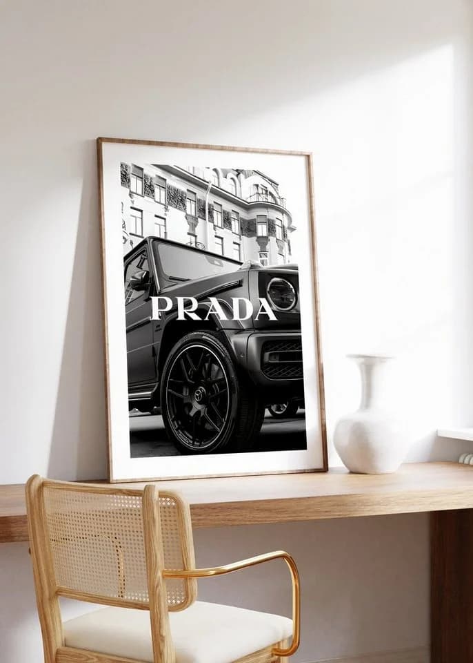 JUSTGOODMOOD Poster Premium Mercedes G-Klasse ohne Rahmen - Bild 5