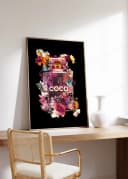 JUSTGOODMOOD Poster Premium Coco Chanel Parfüm Flacon Bild 5