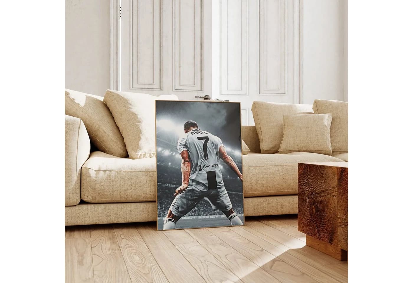 JUSTGOODMOOD Poster Premium Christiano Ronaldo Fußball HD-Druck - Bild 5