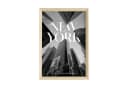 JUSTGOODMOOD Premium Poster New York Wolkenkratzer Baumwolle HD-Druck Bild 2