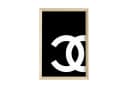 JUSTGOODMOOD Poster Premium ® Chanel Poster ohne Rahmen Bild 2
