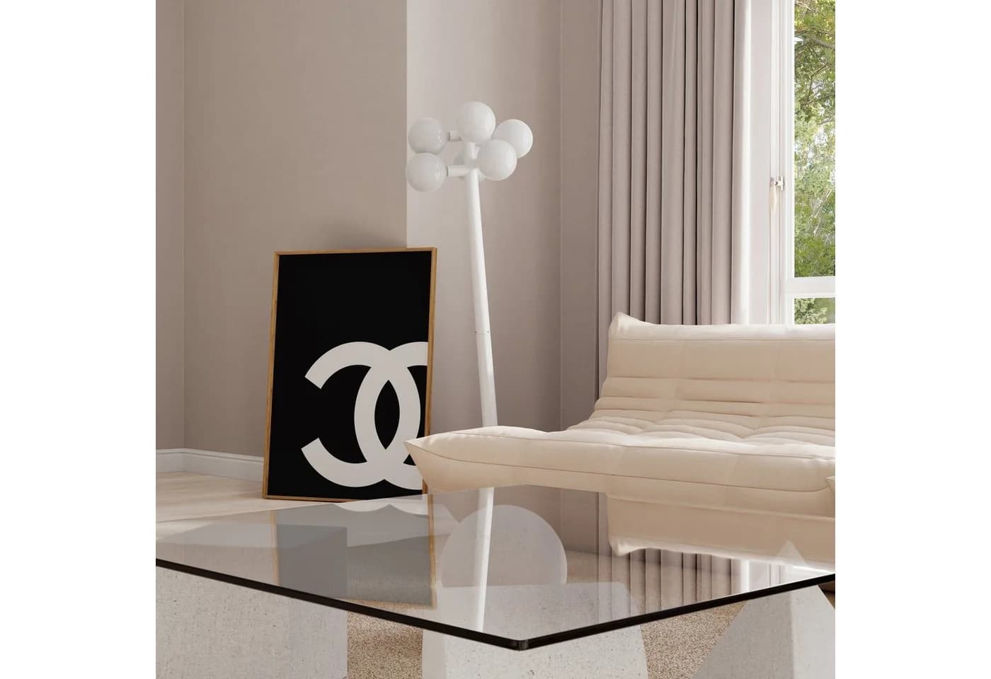 JUSTGOODMOOD Poster Premium ® Chanel Poster ohne Rahmen - Bild 5