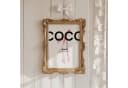 JUSTGOODMOOD Poster Premium Coco Chanel Zitat Rosa Schleife Bild 5