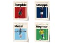 JUSTGOODMOOD Poster Fußball Minimalistisch Mid Century Modern Bild 2