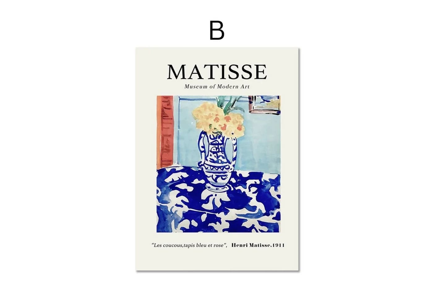 JUSTGOODMOOD Matisse Berggruen Poster auf Baumwolle HD-Druck - Bild 4