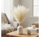 Fanci Home Kunstblume Künstliches Pampasgras 30 Stück Set Beige/Gelb Boho Deko Bild 1