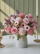 Fanci Home Kunstblumenstrauß Rosa Realistisch Langlebig Bild 1